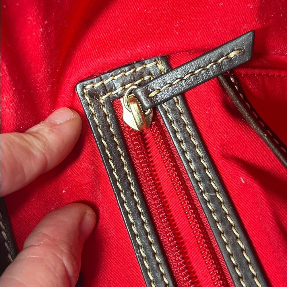 Dooney & Bourke Dark Brown Lizard-Embossed Satchel with Matching Wallet - Picture 9 of 13